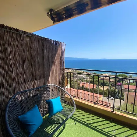 Vue Mer Exceptionnelle !! Bien Calme Et Lumineux Sur La Prestigieuse Route Des Sanguinaires A Ajaccio Ajaccio  Exterior photo