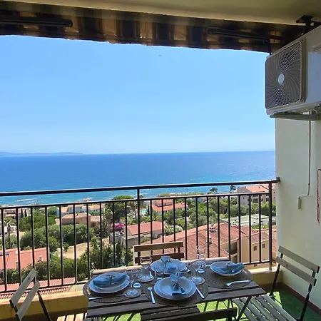 Vue Mer Exceptionnelle !! Bien Calme Et Lumineux Sur La Prestigieuse Route Des Sanguinaires A Ajaccio Ajaccio  Exterior photo